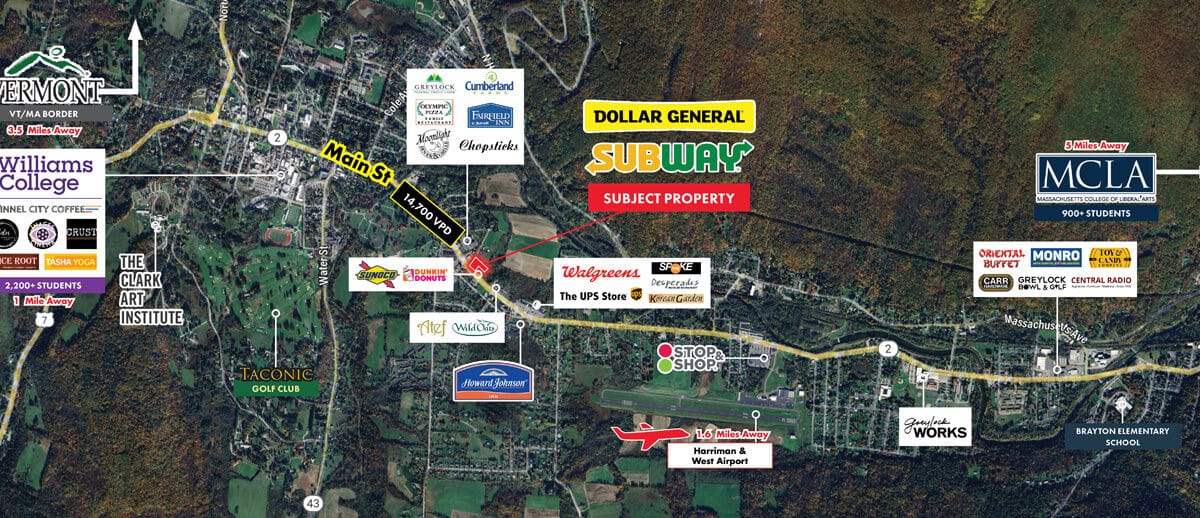 Commercial Property for Sale in Williamstown Massachusetts 01267